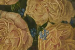 David Emile Joseph de Noter David Emile Joseph de Noter Still Life with Roses Oil on Panel Belgium - 4468606