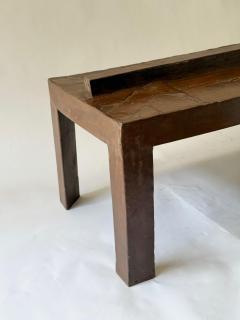 David Hacker David Hacker Pieced and Welded Steel Table Lustrous Waxed Finish  - 4367317