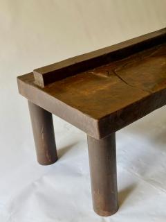 David Hacker David Hacker Steel Table Pieced and Welded Steel Unique Waxed finish - 4367323