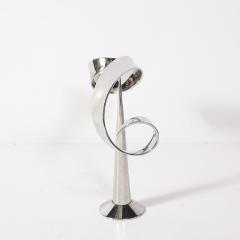 David Herschler Mid Century Modernist Elijah David Herschler Chrome Kinetic Sculpture - 4744881
