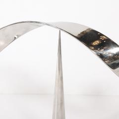 David Herschler Mid Century Modernist Elijah David Herschler Chrome Kinetic Sculpture - 4744898
