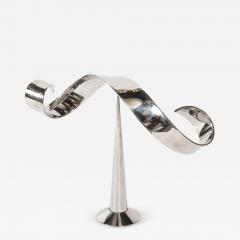 David Herschler Mid Century Modernist Elijah David Herschler Chrome Kinetic Sculpture - 4746318