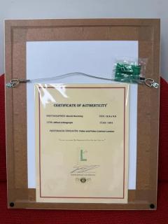 David Hockney David Hockney Letter L from Hockney s Alphabet 1991 Lithograph Framed 1991 - 4115371