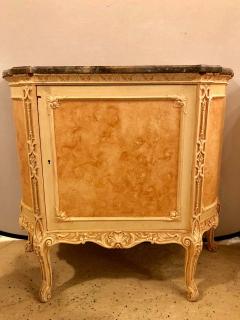 David Hostetler Pair of Hostetler Custom Faux Painted Marble Top Commodes or Nightstands - 1302708