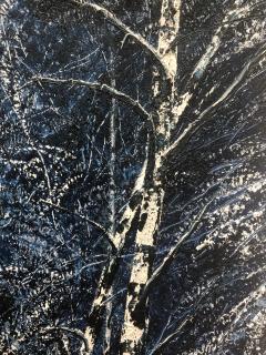 David J Williams Snow Birches - 1613748
