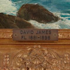 David James Large seascape painting of Mill Bay Cornwall by David James - 2857872