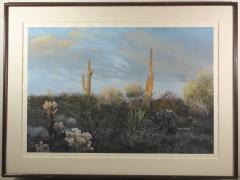 David Kessler Sunset Sentinels Part of Sonoran Watercolor Series - 511019