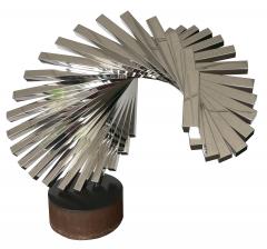 David Lee Brown David Lee Brown Abstract Stainless Steel Sculpture for United Airlines - 891059