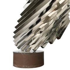 David Lee Brown David Lee Brown Abstract Stainless Steel Sculpture for United Airlines - 891063