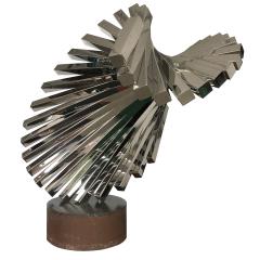 David Lee Brown David Lee Brown Abstract Stainless Steel Sculpture for United Airlines - 891064