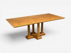 David Linley David Linley Inlaid Dining Table Burlwood Oak United Kingdom 2000s - 4642866