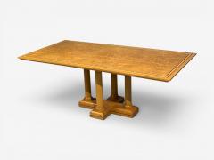 David Linley David Linley Inlaid Dining Table Burlwood Oak United Kingdom 2000s - 4642867