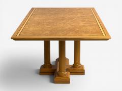 David Linley David Linley Inlaid Dining Table Burlwood Oak United Kingdom 2000s - 4642869