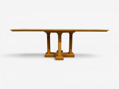 David Linley David Linley Inlaid Dining Table Burlwood Oak United Kingdom 2000s - 4642870
