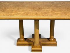 David Linley David Linley Inlaid Dining Table Burlwood Oak United Kingdom 2000s - 4642872