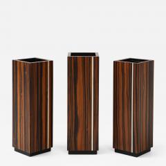 David Linley Seven veneered flower vases  - 2147139