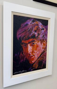 David Lloyd Glover Beatle George Harrison Print on Canvas Limited Edition Signed - 3869208