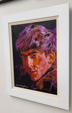 David Lloyd Glover Beatle George Harrison Print on Canvas Limited Edition Signed - 3869209