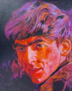 David Lloyd Glover Beatle George Harrison Print on Canvas Limited Edition Signed - 3869211