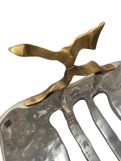 David Marshall 1970s Brutalist Log holder by David Marshall - 4504528