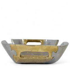 David Marshall Aluminum and Brass Rectangular Bowl by David Marshall - 4243189