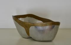 David Marshall Brutalist Brass and Aluminum Bowl - 1180617