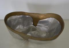 David Marshall Brutalist Brass and Aluminum Bowl - 1180620