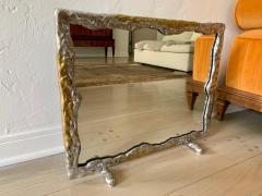 David Marshall David Marshall Brutal Style Brass and Aluminum Vanity Mirror - 4636759