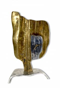 David Marshall David Marshall Sculptural Clock 1970s Brutalist - 4195800