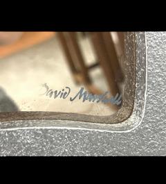 David Marshall POST MODERN ABSTRACT DESIGN SIGNED DAVID MARSHALL INFINITY MIRROR - 4474660
