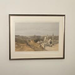 David Roberts Circa 1847 Cairo Looking West Lithograph by David Roberts England - 2079426