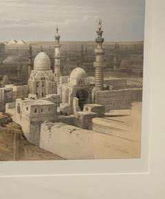 David Roberts Circa 1847 Cairo Looking West Lithograph by David Roberts England - 2079428