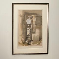 David Roberts Circa 1847 Karnac Lithograph by David Roberts England - 2100729