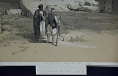 David Roberts The Doorway of Baalbec A David Roberts 19th Century Hand Colored Lithograph - 2707271