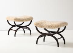 David Rosen A Pair of Swedish Stools David Ros n Circa 1940s - 3933580