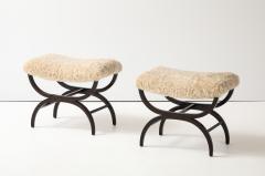 David Rosen A Pair of Swedish Stools David Ros n Circa 1940s - 3933583