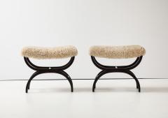 David Rosen A Pair of Swedish Stools David Ros n Circa 1940s - 3933585