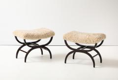 David Rosen A Pair of Swedish Stools David Ros n Circa 1940s - 3933586