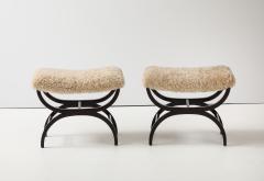 David Rosen A Pair of Swedish Stools David Ros n Circa 1940s - 3933587