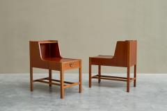 David Rosen David Ros n Pair of Nordiska Kompaniet Nightstands in Teak Sweden 1952 - 4394897
