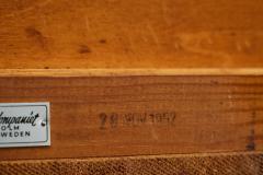 David Rosen David Ros n Pair of Nordiska Kompaniet Nightstands in Teak Sweden 1952 - 4394927