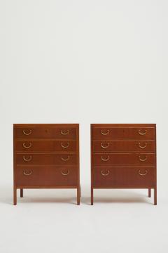 David Rosen Pair of Bedside Chests of Drawers by David Rosen for Nordiska Kompaniet - 3032675