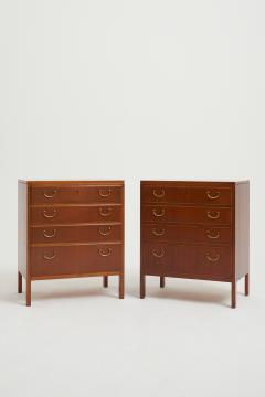 David Rosen Pair of Bedside Chests of Drawers by David Rosen for Nordiska Kompaniet - 3032677