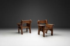 David Rosen Pair of Berga Armchairs by David Ros n for Nordiska Kompaniet Sweden 1940s - 4370921