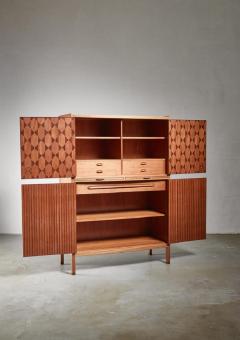 David Rosen Signed 1950s David Rosen teak cabinet - 764570