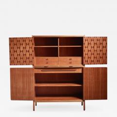 David Rosen Signed 1950s David Rosen teak cabinet - 765491