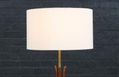 David Shreve Sculpted Walnut Table Lamp for V H Woolums - 4234222