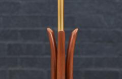 David Shreve Sculpted Walnut Table Lamp for V H Woolums - 4234225
