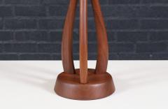 David Shreve Sculpted Walnut Table Lamp for V H Woolums - 4234226