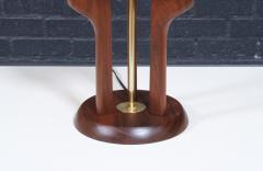 David Shreve Sculptural Walnut Table Lamps for V H Woolums - 4349644